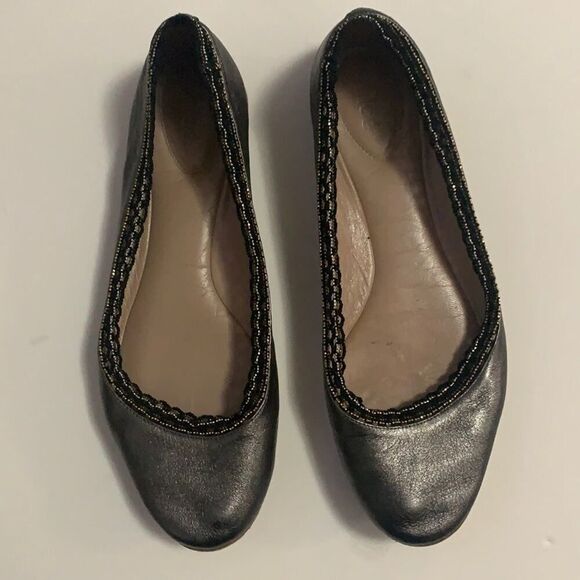 CHOLE LEATHER BALLET FLATS SIZE 6 1/2 - Picture 1 of 7